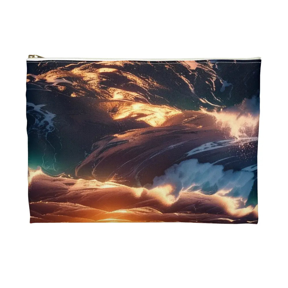Sunset Sky Accessory Pouch - Perfect for Travel Makeup and Organizing Supplies Great for Gifting on Birthdays or