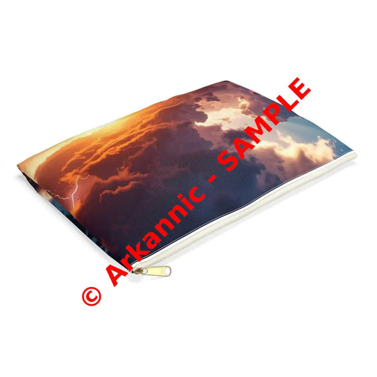 Sunset Sky Accessory Pouch - Perfect for Travel Makeup and Organizing Supplies Great for Gifting on Birthdays or