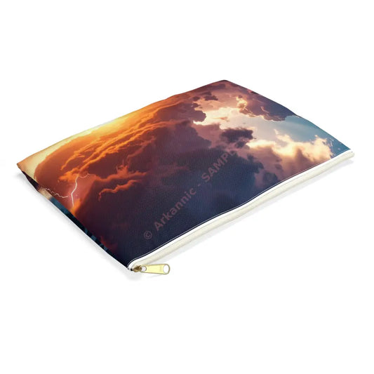 Sunset Sky Accessory Pouch - Perfect for Travel Makeup and Organizing Supplies Great for Gifting on Birthdays or
