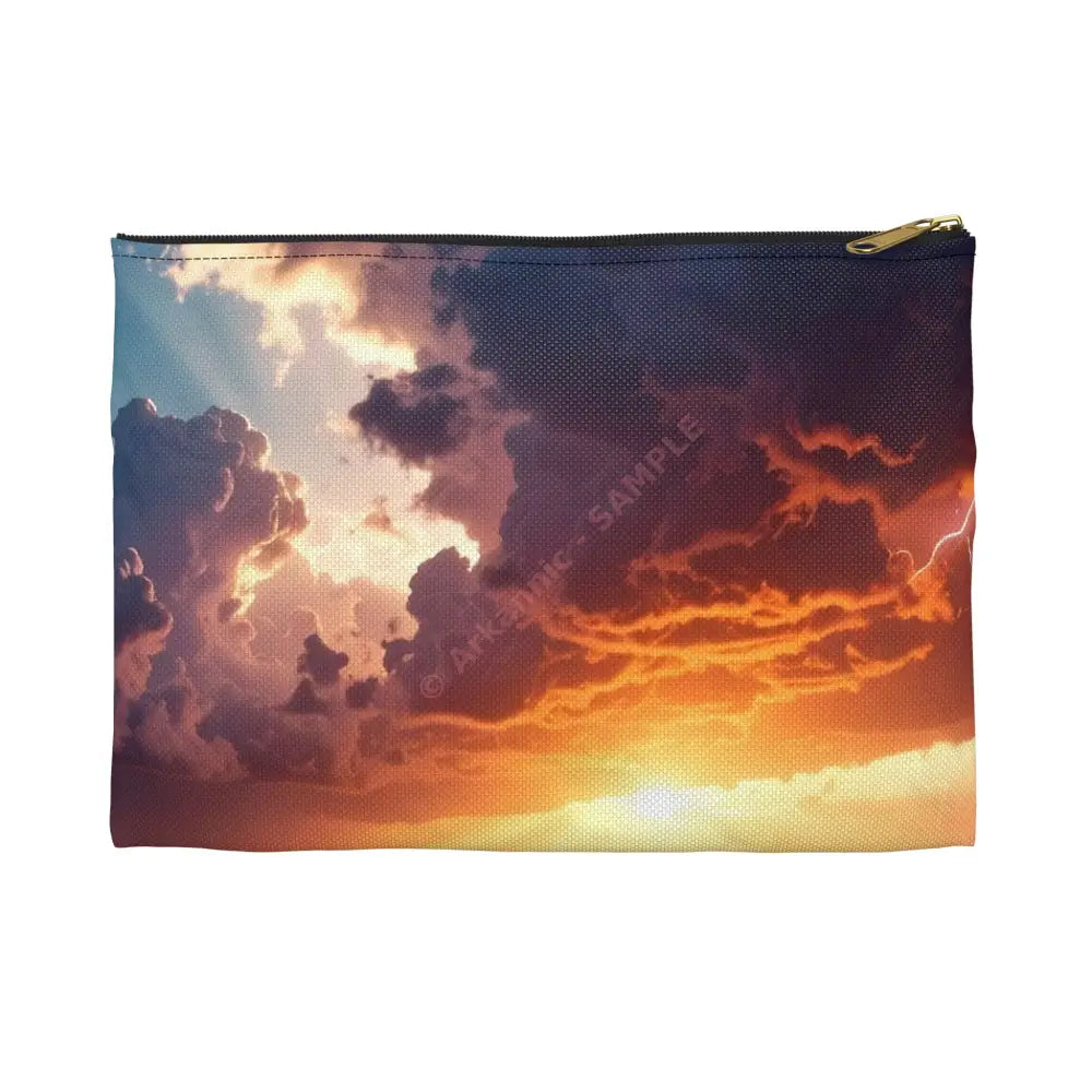 Sunset Sky Accessory Pouch - Perfect for Travel Makeup and Organizing Supplies Great for Gifting on Birthdays or