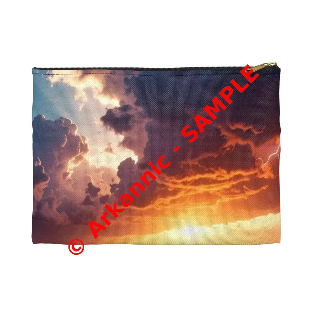 Sunset Sky Accessory Pouch - Perfect for Travel Makeup and Organizing Supplies Great for Gifting on Birthdays or