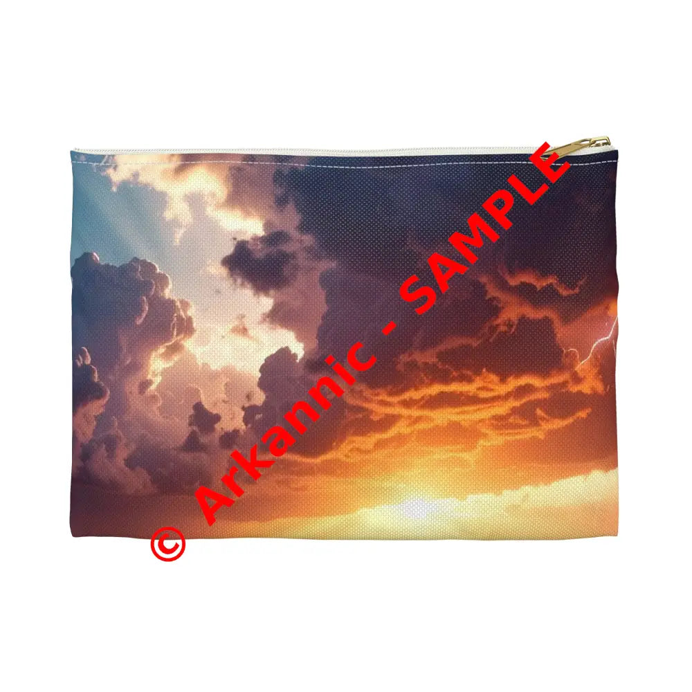 Sunset Sky Accessory Pouch - Perfect for Travel Makeup and Organizing Supplies Great for Gifting on Birthdays or