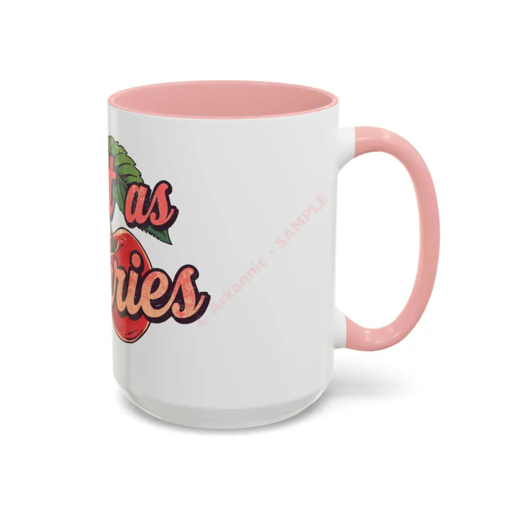 Sweet as Cherries Coffee Mug | Cute Retro Cherry Design | Positive Gift for Coffee Lovers Mug