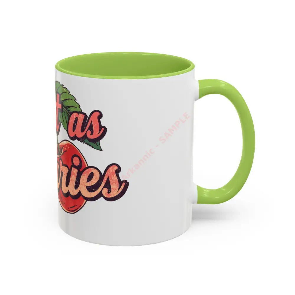 Sweet as Cherries Coffee Mug | Cute Retro Cherry Design | Positive Gift for Coffee Lovers Mug