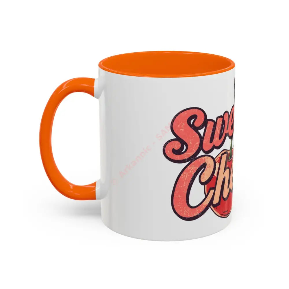 Sweet as Cherries Coffee Mug | Cute Retro Cherry Design | Positive Gift for Coffee Lovers Mug