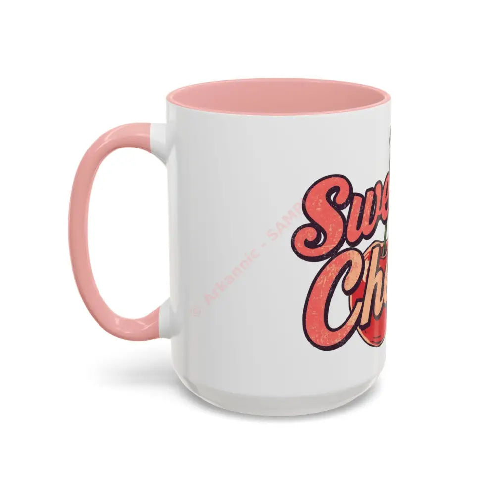 Sweet as Cherries Coffee Mug | Cute Retro Cherry Design | Positive Gift for Coffee Lovers Mug