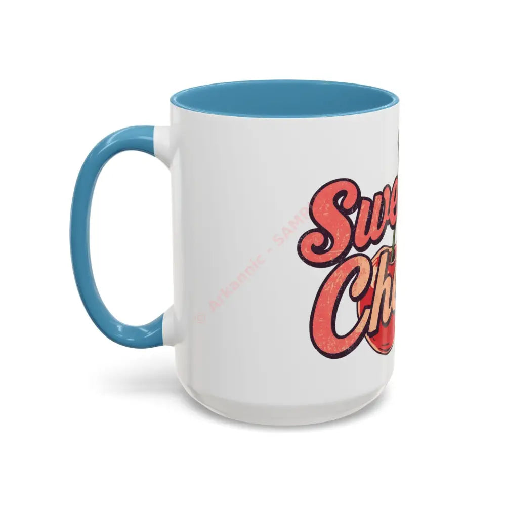 Sweet as Cherries Coffee Mug | Cute Retro Cherry Design | Positive Gift for Coffee Lovers Mug