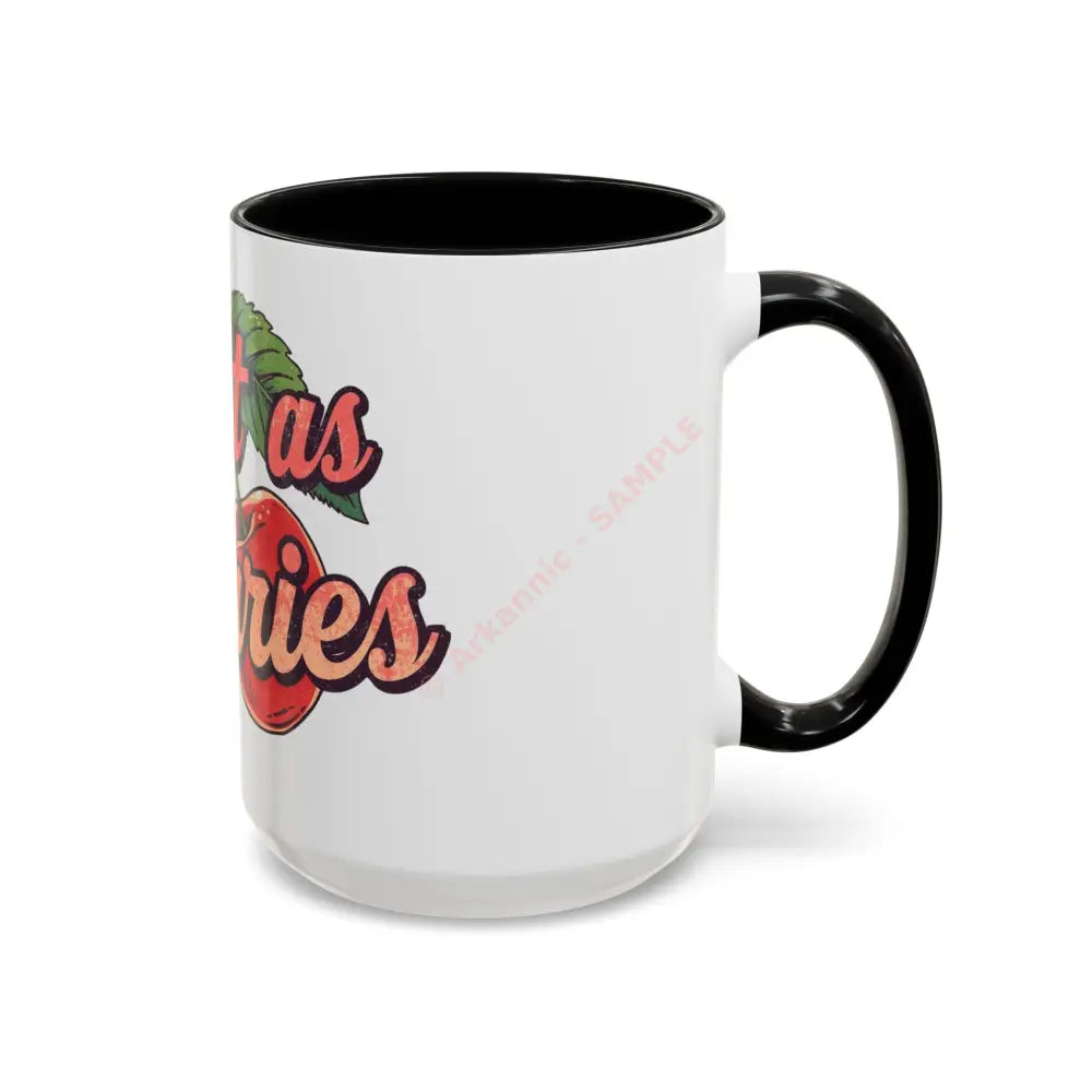 Sweet as Cherries Coffee Mug | Cute Retro Cherry Design | Positive Gift for Coffee Lovers Mug