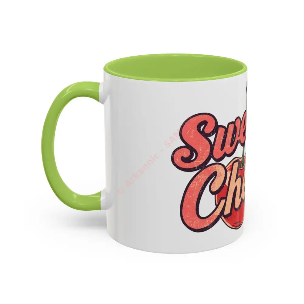 Sweet as Cherries Coffee Mug | Cute Retro Cherry Design | Positive Gift for Coffee Lovers Mug