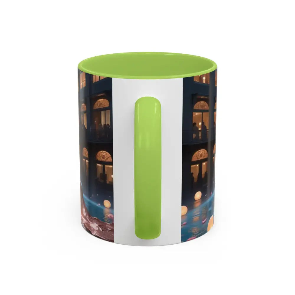 The Enchanted Fountain - Fantasy Art Drinkware Galactic Gift for Dog Lovers Celestial Home Decor Unique Art Mug Mug