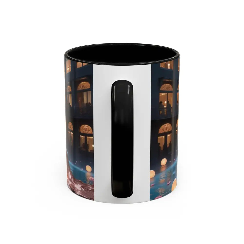 The Enchanted Fountain - Fantasy Art Drinkware Galactic Gift for Dog Lovers Celestial Home Decor Unique Art Mug Mug