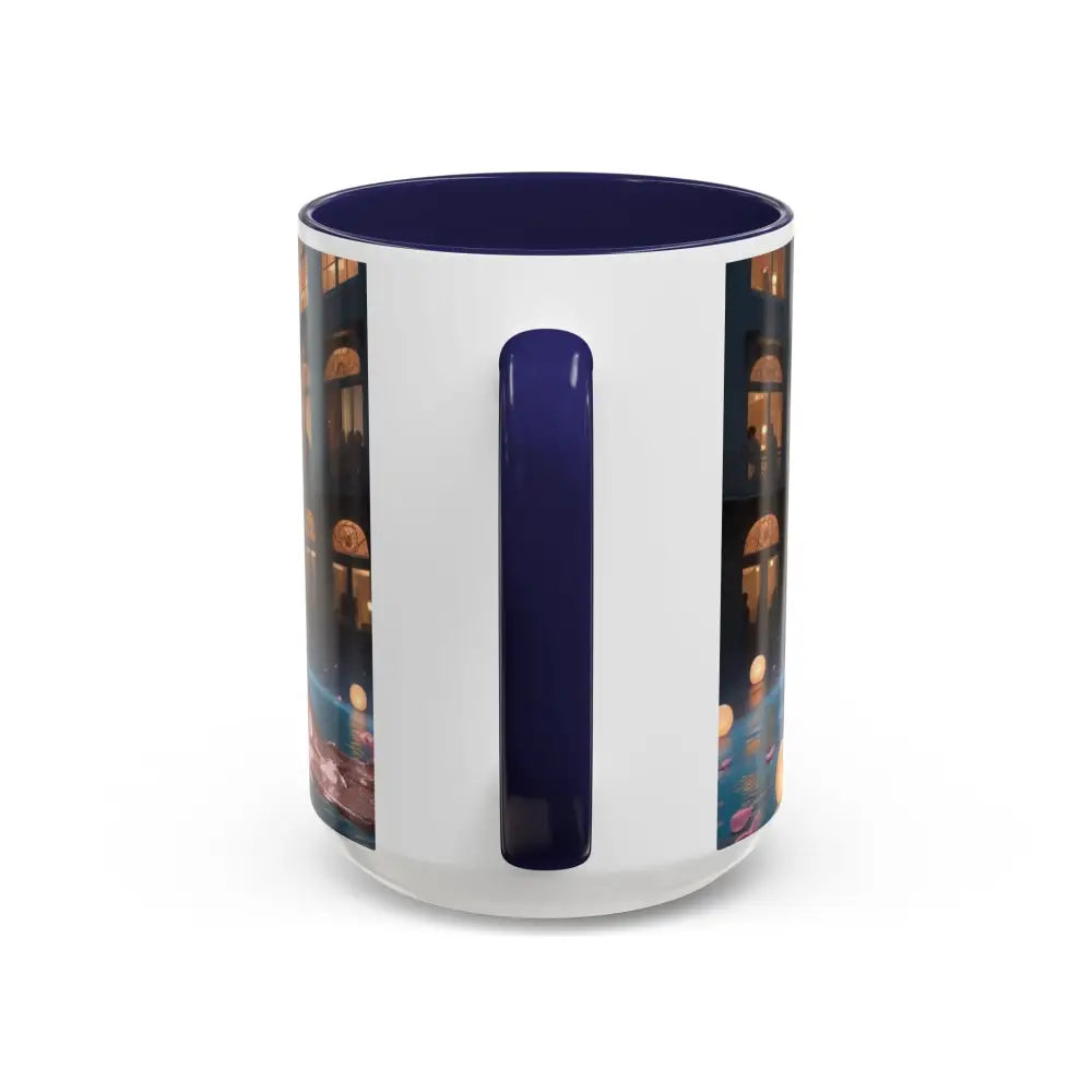 The Enchanted Fountain - Fantasy Art Drinkware Galactic Gift for Dog Lovers Celestial Home Decor Unique Art Mug Mug