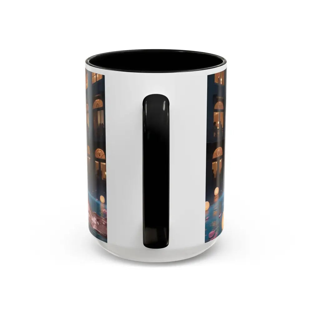 The Enchanted Fountain - Fantasy Art Drinkware Galactic Gift for Dog Lovers Celestial Home Decor Unique Art Mug Mug