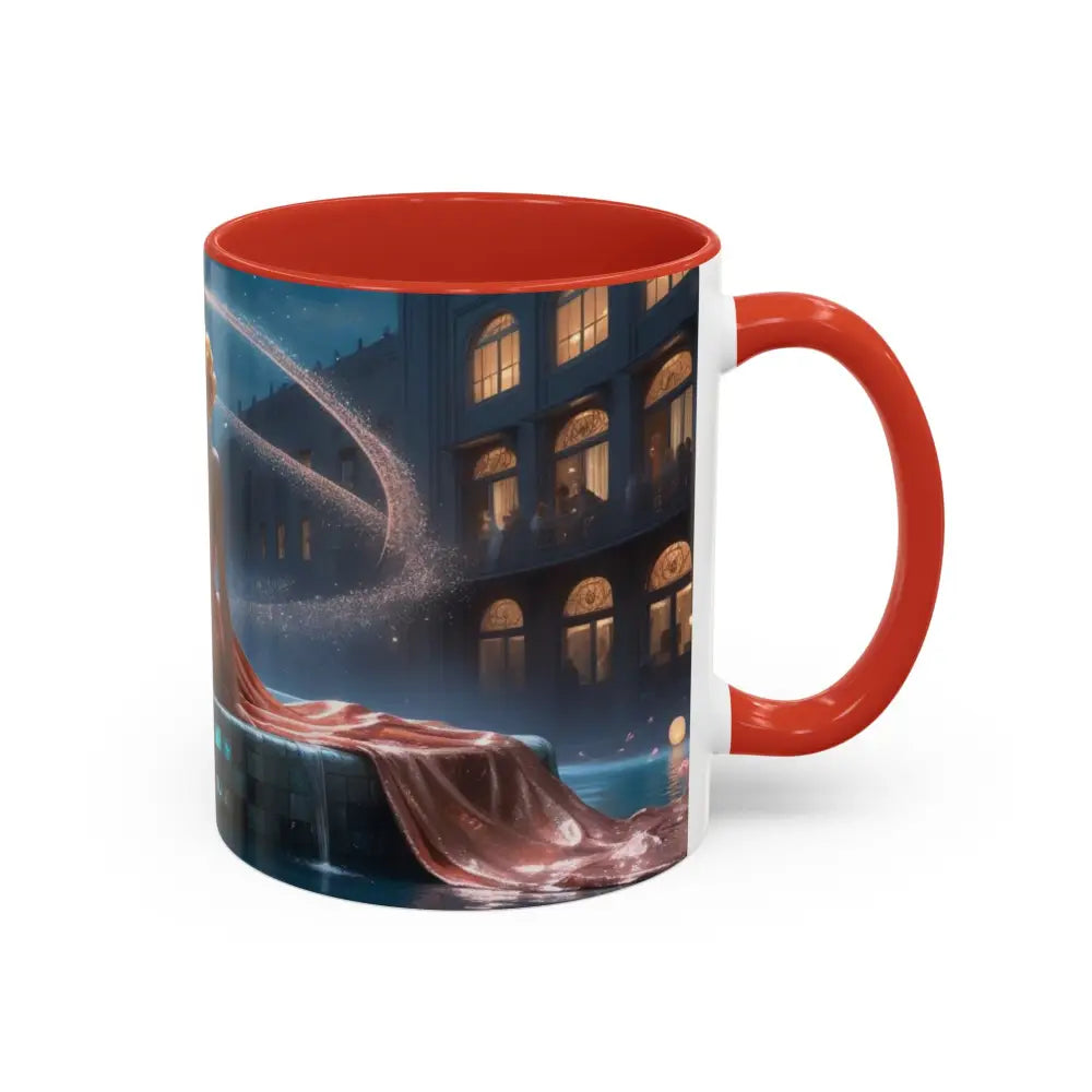 The Enchanted Fountain - Fantasy Art Drinkware Galactic Gift for Dog Lovers Celestial Home Decor Unique Art Mug Mug