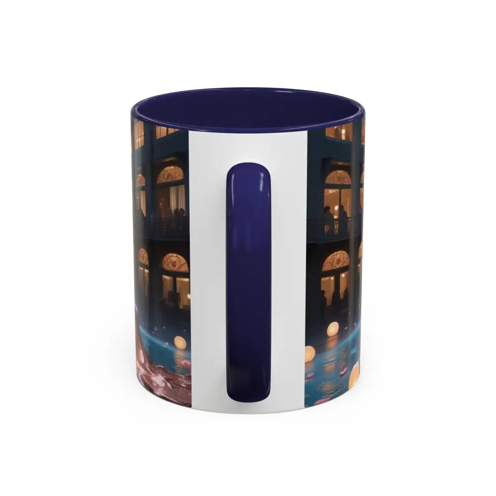 The Enchanted Fountain - Fantasy Art Drinkware Galactic Gift for Dog Lovers Celestial Home Decor Unique Art Mug Mug