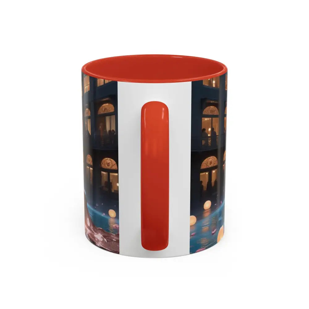The Enchanted Fountain - Fantasy Art Drinkware Galactic Gift for Dog Lovers Celestial Home Decor Unique Art Mug Mug