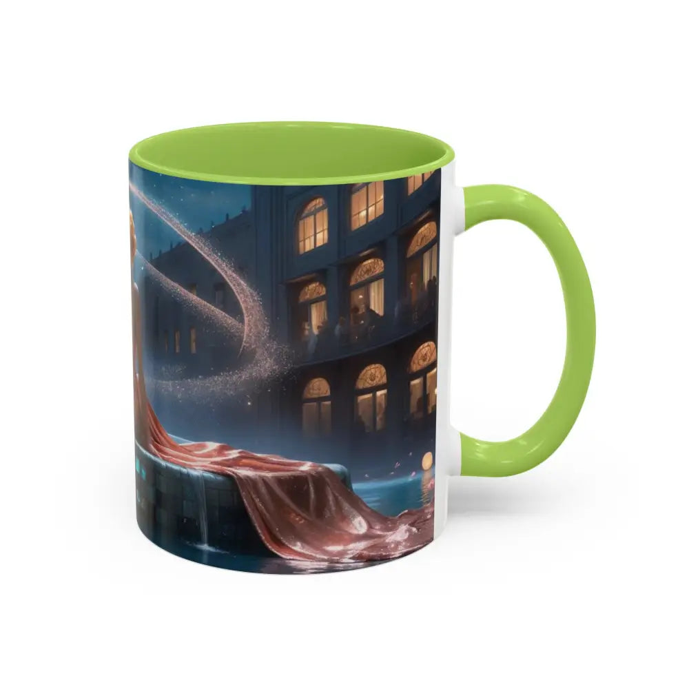 The Enchanted Fountain - Fantasy Art Drinkware Galactic Gift for Dog Lovers Celestial Home Decor Unique Art Mug Mug