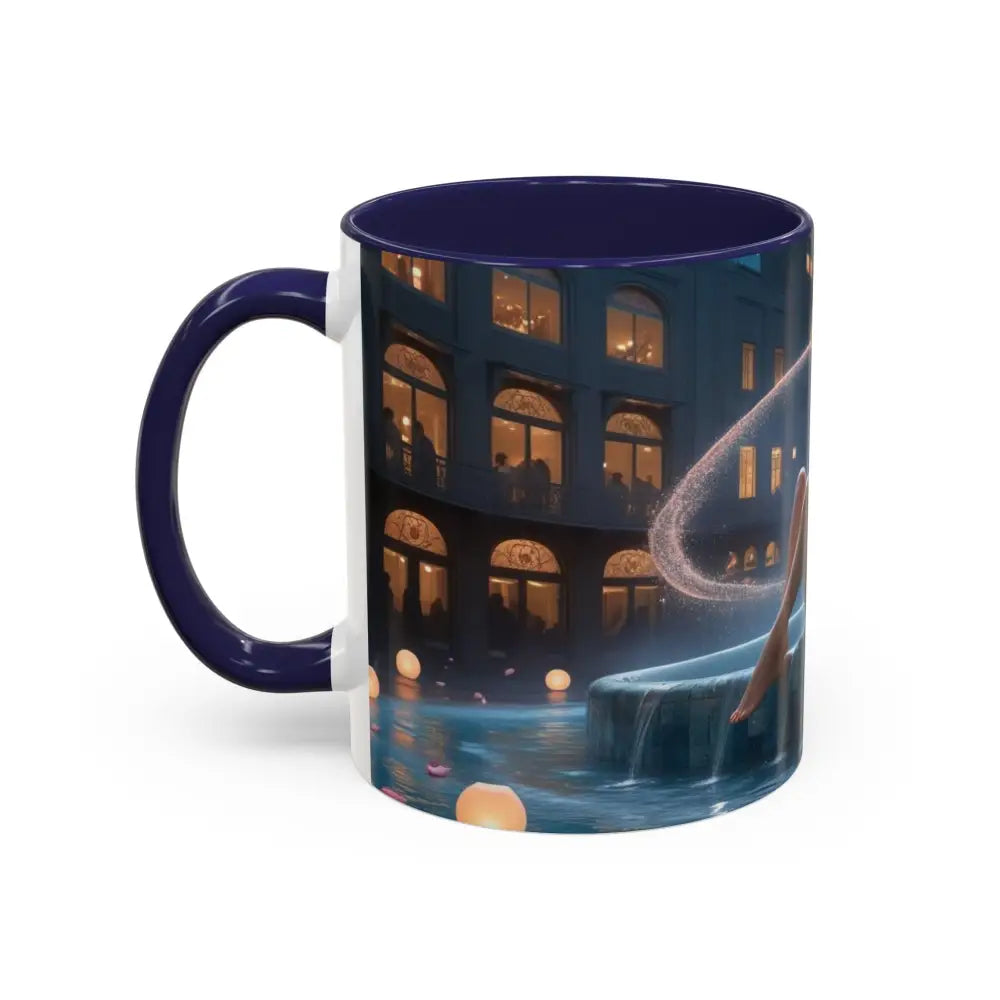 The Enchanted Fountain - Fantasy Art Drinkware Galactic Gift for Dog Lovers Celestial Home Decor Unique Art Mug Mug