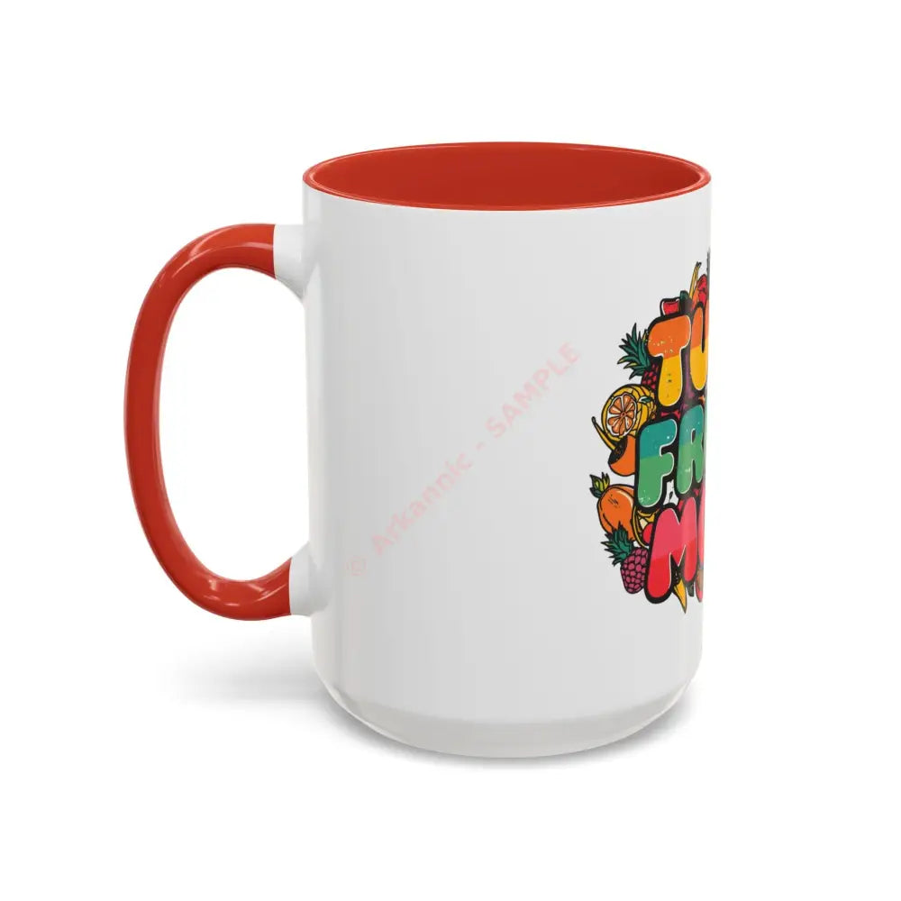 Tutti Frutti Mood Coffee Mug - Fun Colorful Accent Mug Mug