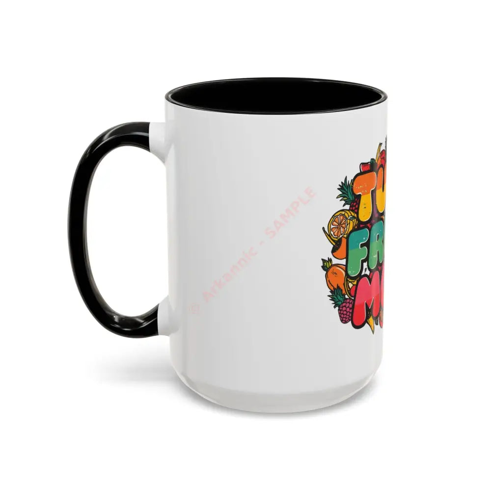 Tutti Frutti Mood Coffee Mug - Fun Colorful Accent Mug Mug