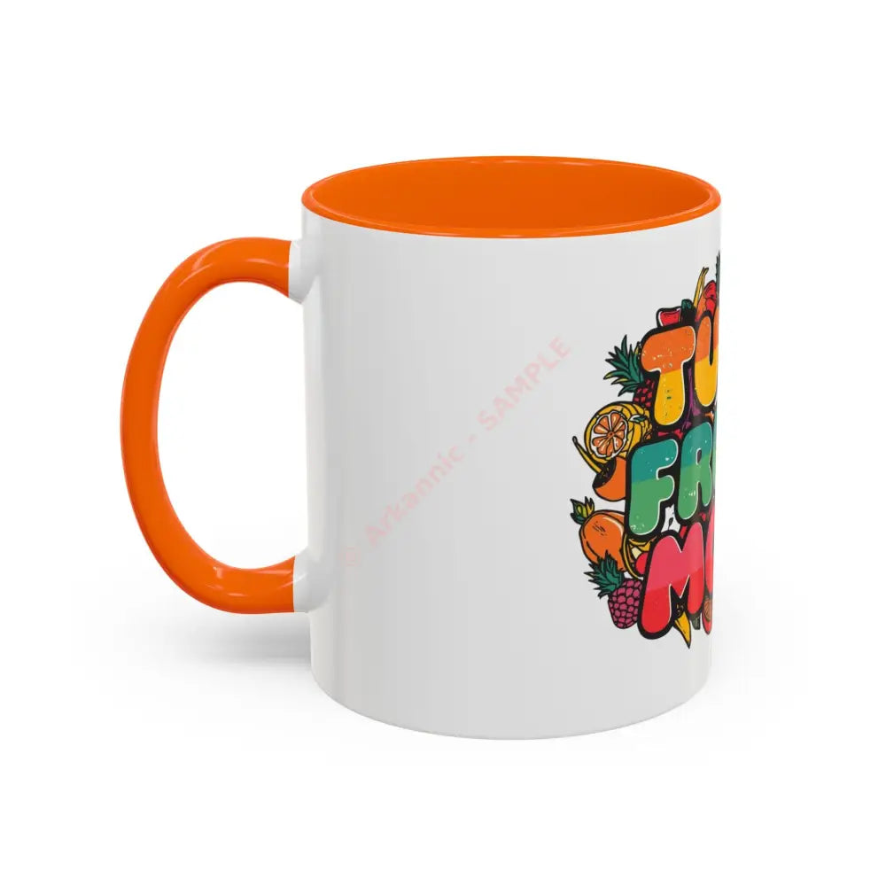 Tutti Frutti Mood Coffee Mug - Fun Colorful Accent Mug Mug