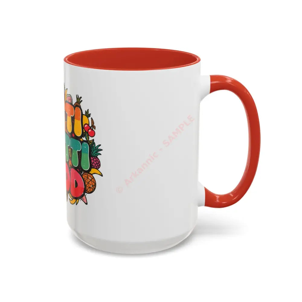 Tutti Frutti Mood Coffee Mug - Fun Colorful Accent Mug Mug