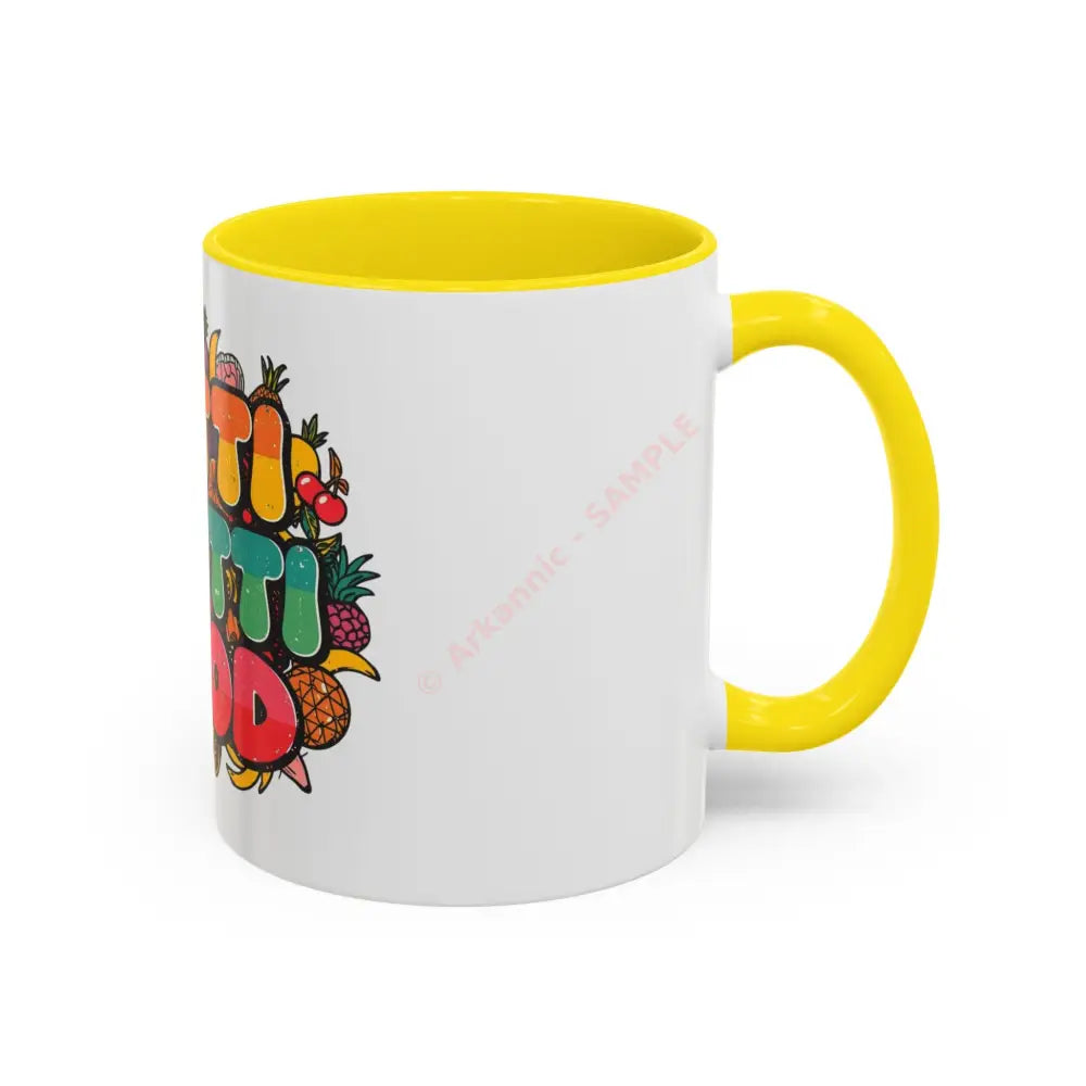 Tutti Frutti Mood Coffee Mug - Fun Colorful Accent Mug Mug