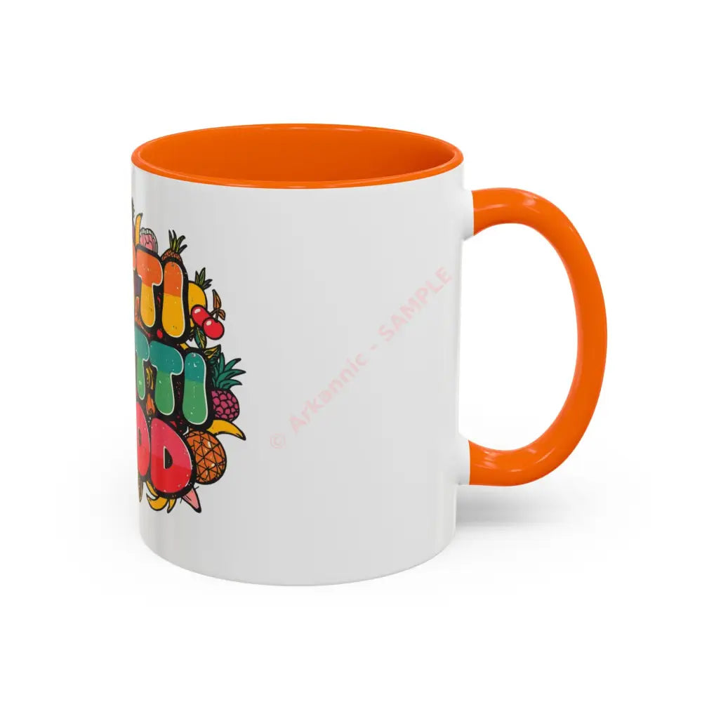 Tutti Frutti Mood Coffee Mug - Fun Colorful Accent Mug Mug