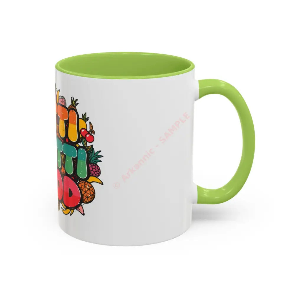 Tutti Frutti Mood Coffee Mug - Fun Colorful Accent Mug Mug
