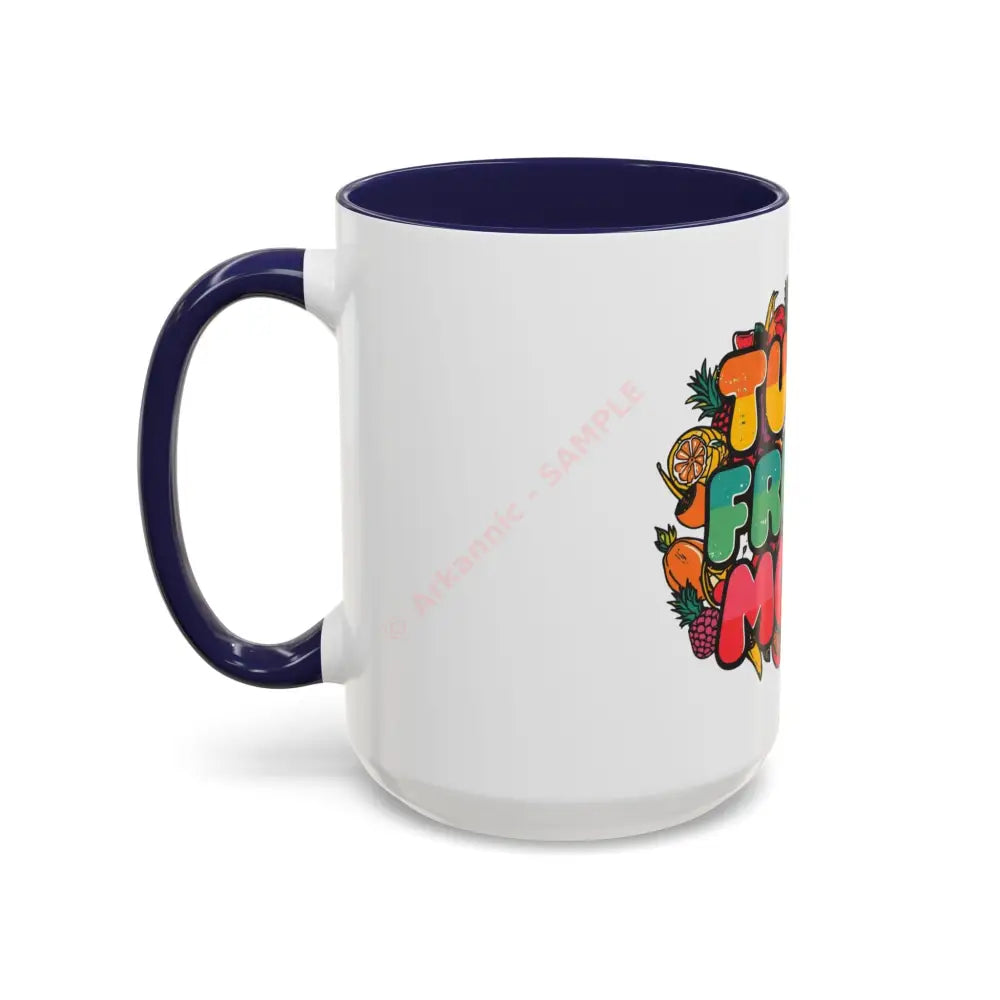 Tutti Frutti Mood Coffee Mug - Fun Colorful Accent Mug Mug