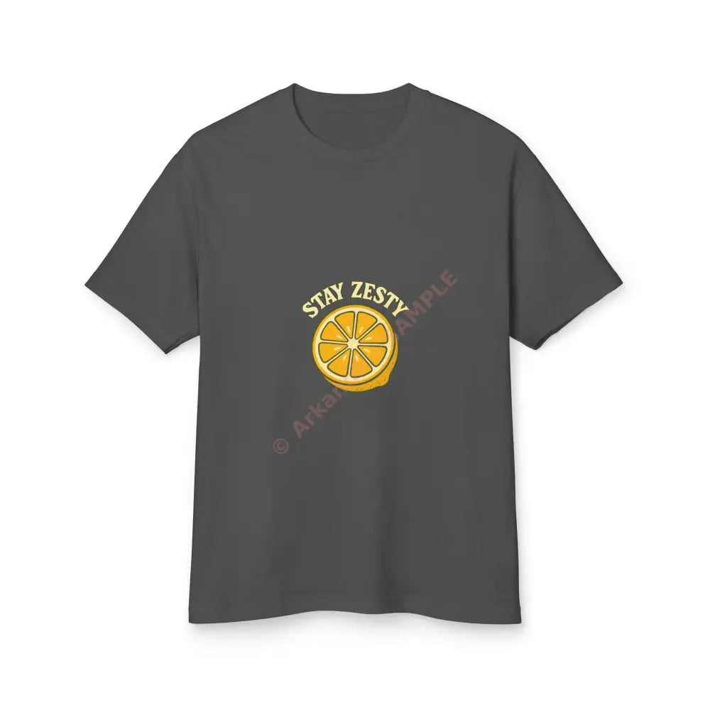 Vintage Lemon Slice Stay Zesty Tee Faded Black / S T-Shirt