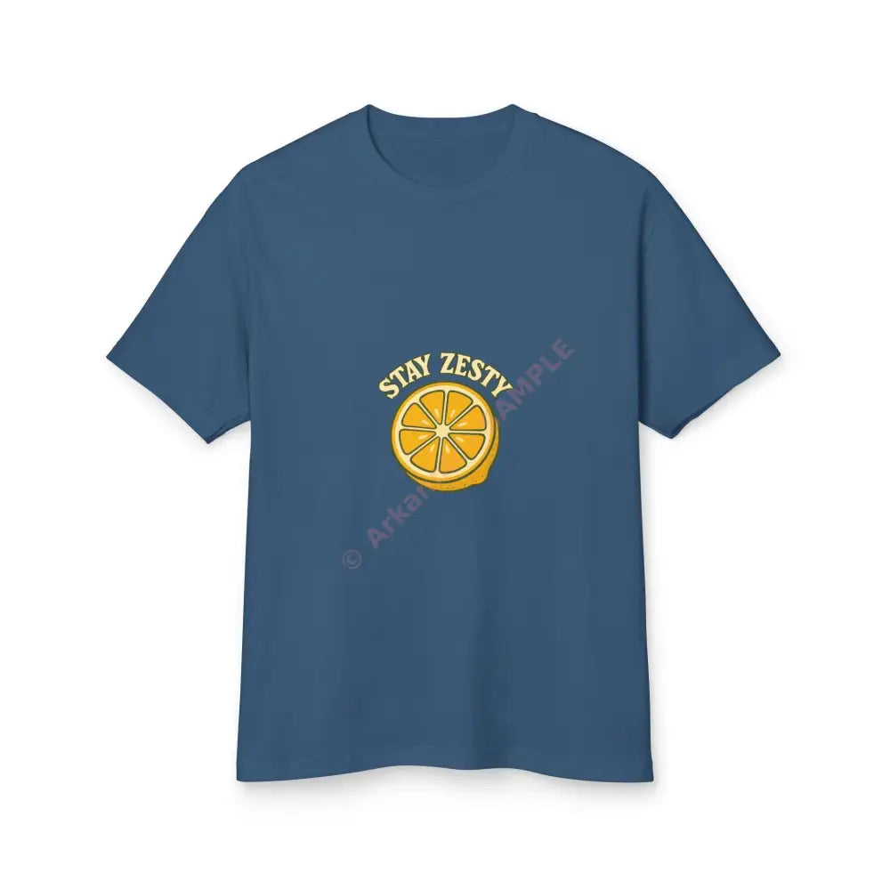 Vintage Lemon Slice Stay Zesty Tee Faded Navy / S T-Shirt