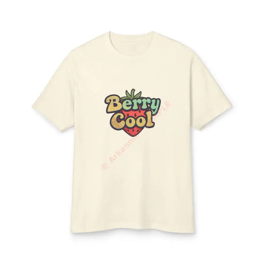 Vintage Strawberry Retro Tee - ’Berry Cool’ Unisex T-Shirt Faded Cream / S T-Shirt