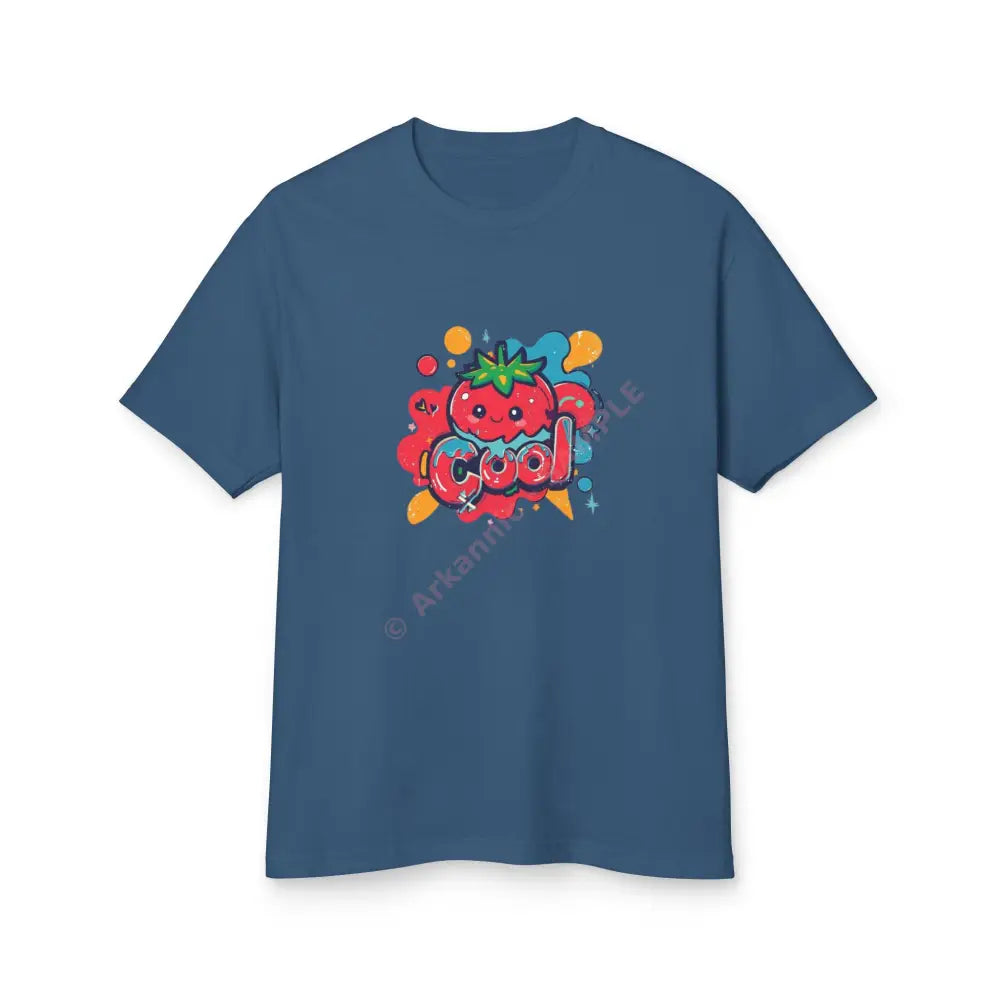 Vintage Strawberry Tee - Berry Cool Retro T-shirt Faded Navy / S T-Shirt