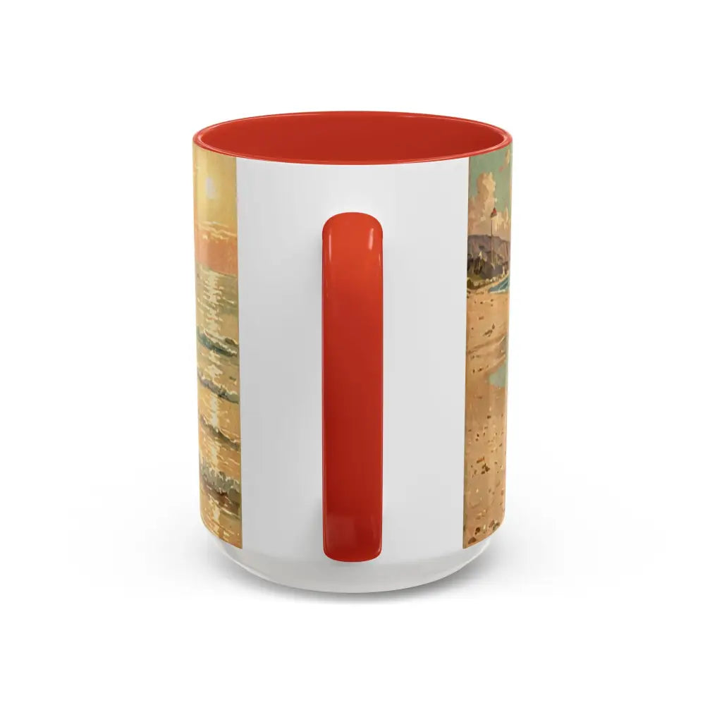 Whimsical Pet Lover’s Coffee Mug Cat and Dog Mug Gift for Animal Lovers Cute Coffee Cup Beach Vibes Mug Funny Pet Gift