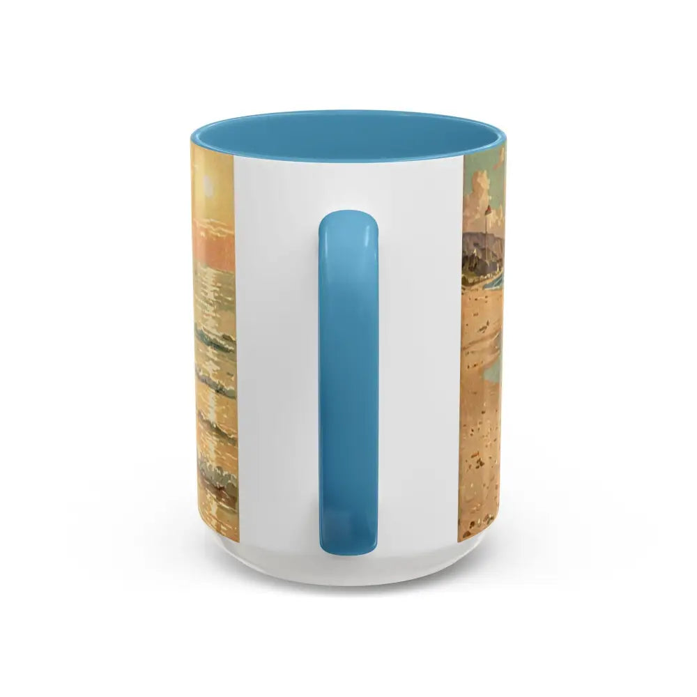 Whimsical Pet Lover’s Coffee Mug Cat and Dog Mug Gift for Animal Lovers Cute Coffee Cup Beach Vibes Mug Funny Pet Gift