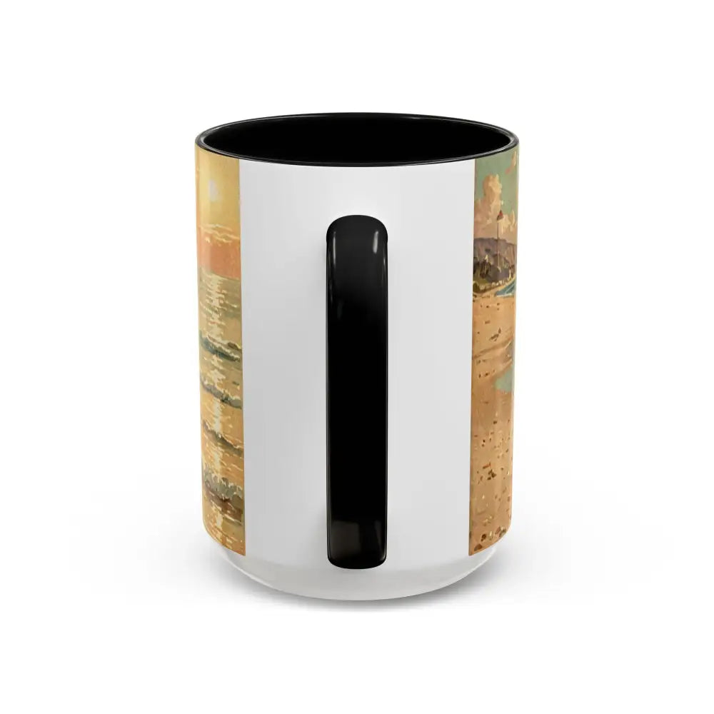 Whimsical Pet Lover’s Coffee Mug Cat and Dog Mug Gift for Animal Lovers Cute Coffee Cup Beach Vibes Mug Funny Pet Gift