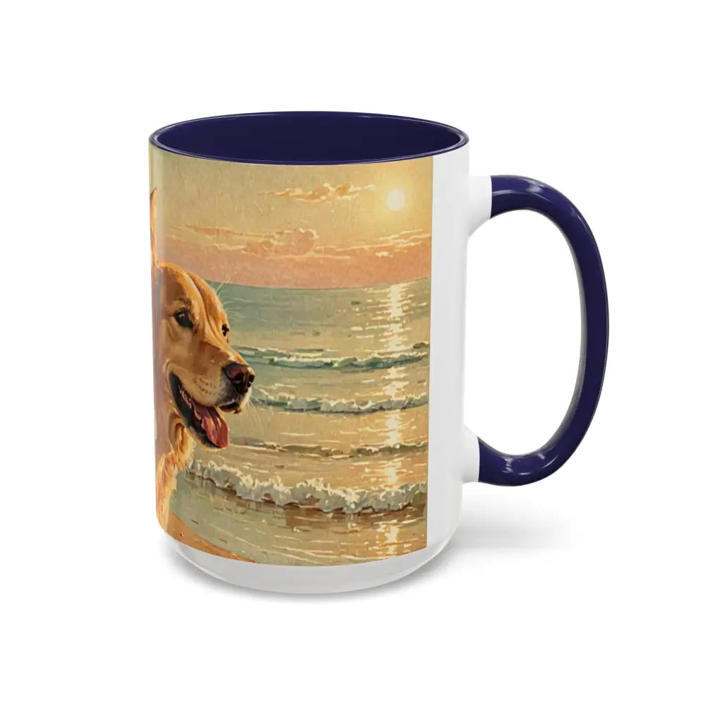 Whimsical Pet Lover’s Coffee Mug Cat and Dog Mug Gift for Animal Lovers Cute Coffee Cup Beach Vibes Mug Funny Pet Gift